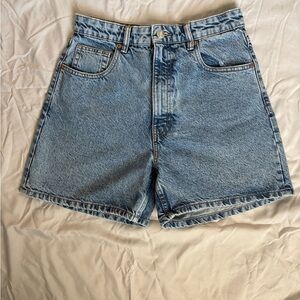 Zara Light Blue Jean Shorts